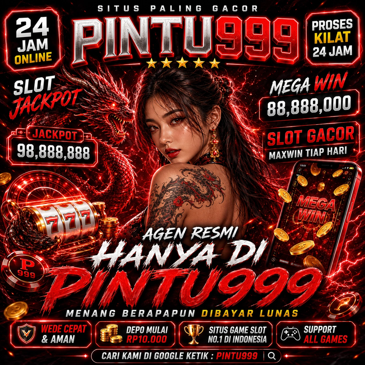 PINTU999 Banner